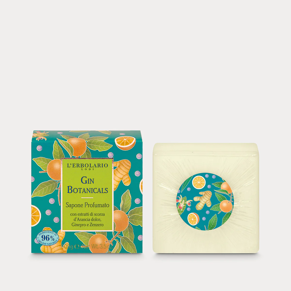 L'Erbolario Gin Botanicals Sapone profumato