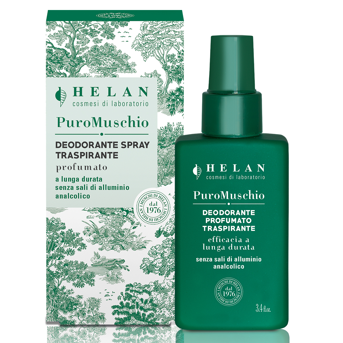 Helan Puro Muschio Deodorante Profumato traspirante in spray