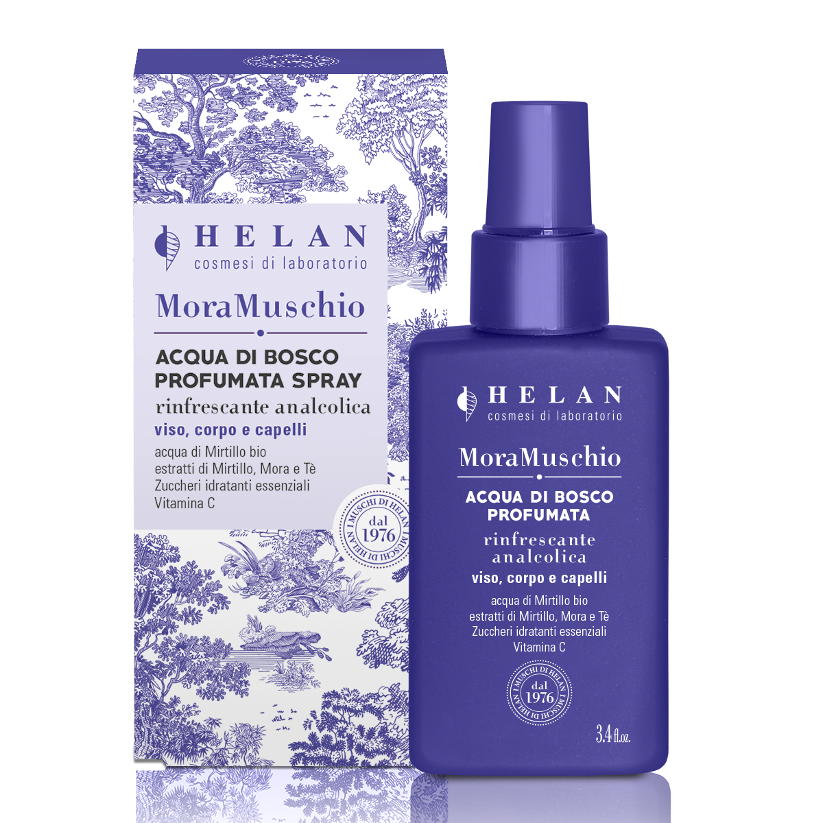 Helan Mora Muschio Acqua di Bosco Profumata Spray