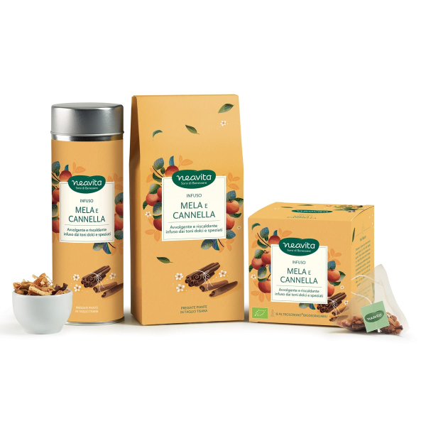 Neavita Infuso Mela e Cannella Filtroscrigno 15filtri