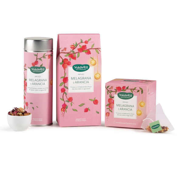 Neavita Infuso Melagrana e Arancia Silver Tin Sfuso