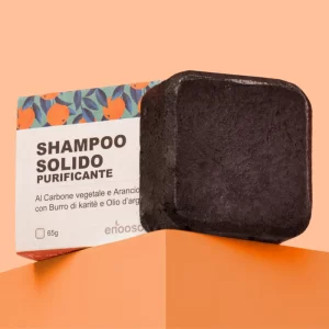 Enooso Shampoo Solido Purificante per Capelli Grassi