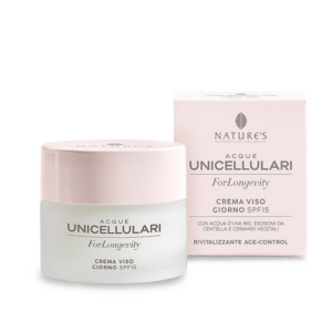 Nature's Acque Unicellulari ForLongevity Crema Viso Giorno SPF15