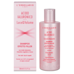 L'Erbolario Shampoo Effetto Filler Acido Ialuronico Luce&Volume