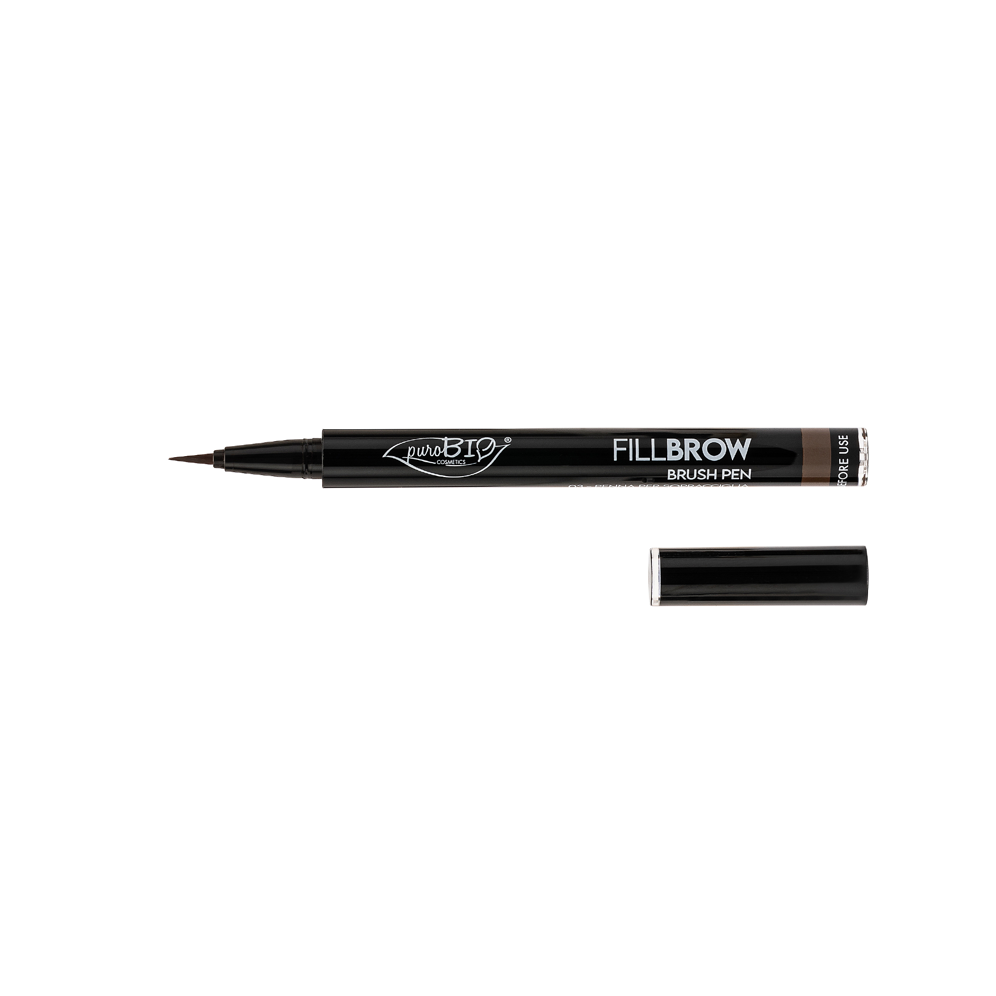 PuroBIO Fillbrow Brush Pen Castano Scuro - immagine 2
