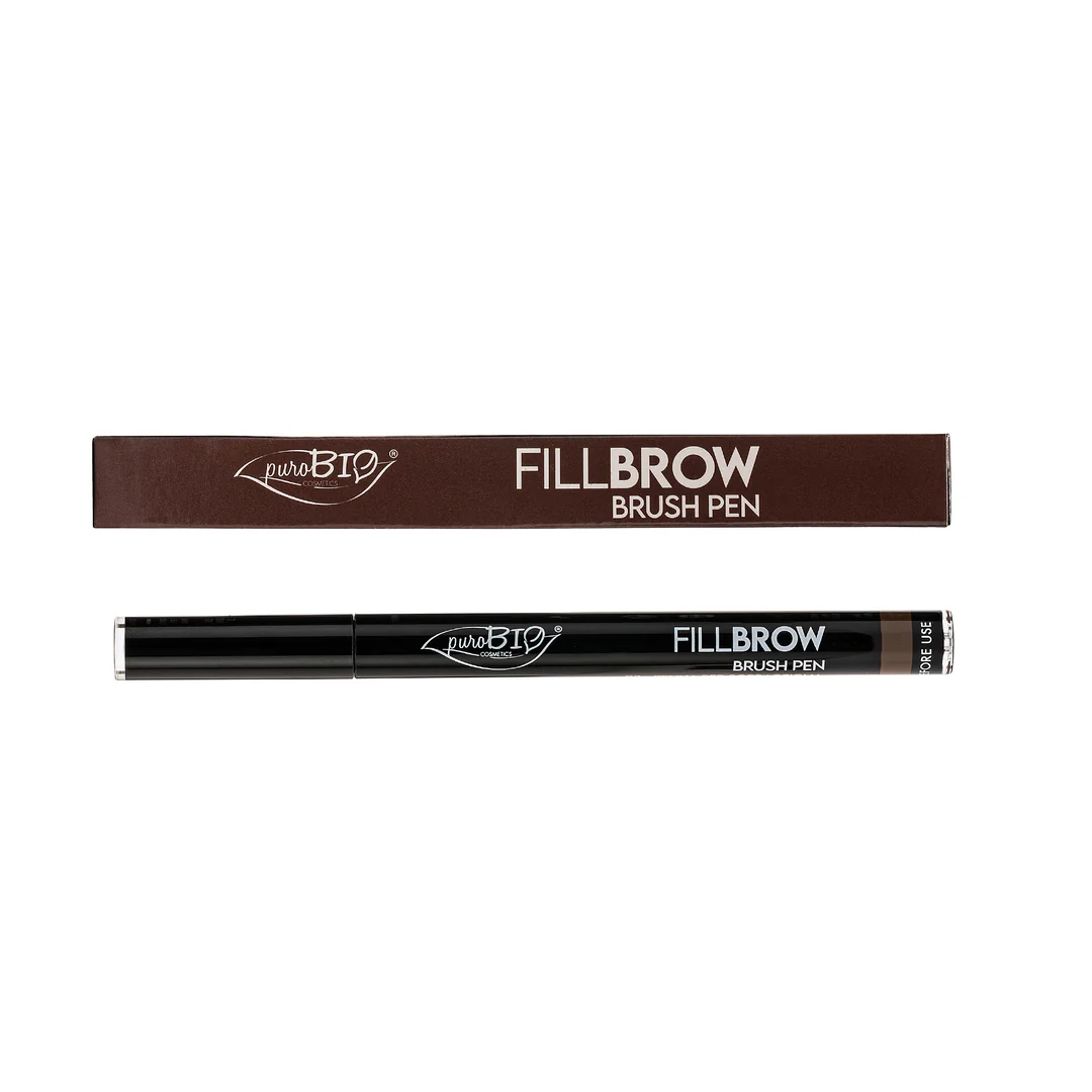 PuroBIO Fillbrow Brush Pen Castano Scuro