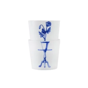 Lilibo Set di Tazze Impilabili Bonsai Papavero