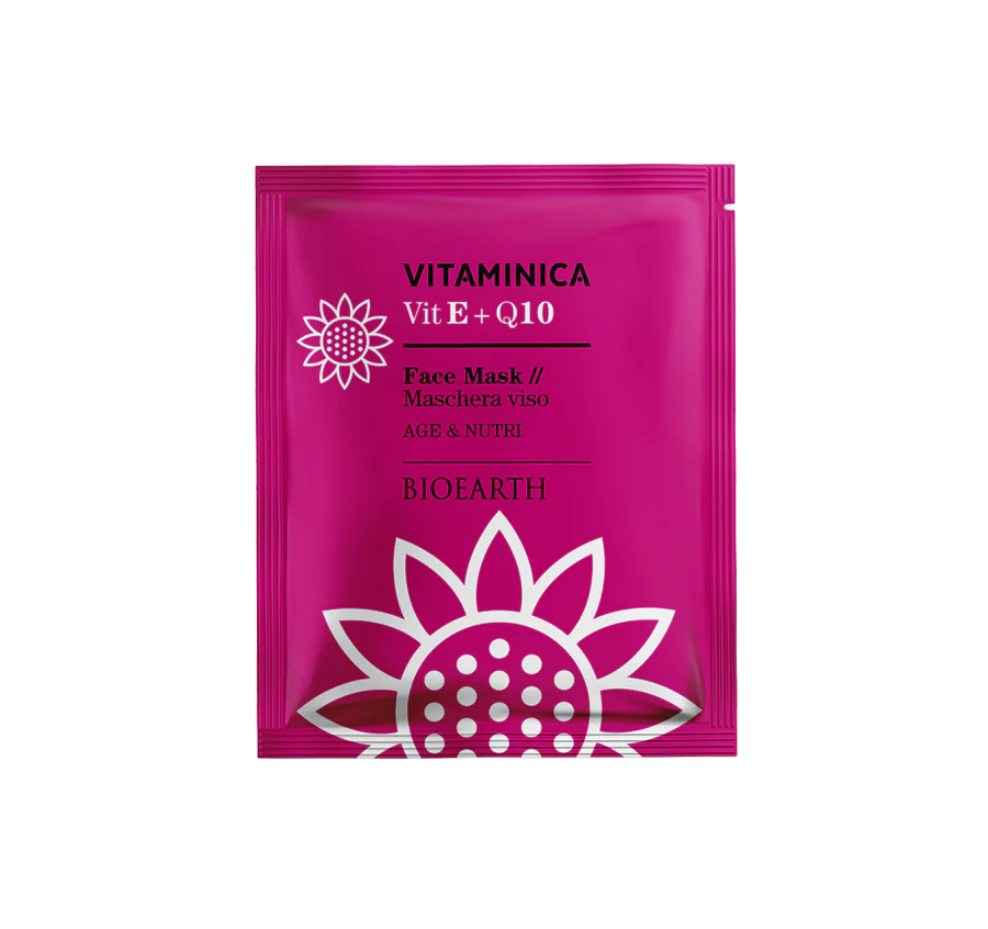 Bioearth Vitaminica VIT E + Q10 Maschera Viso