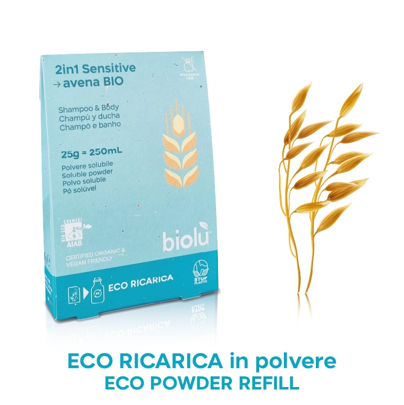 Biolù 2in1 Sensitive Avena Bio Polvere Solubile