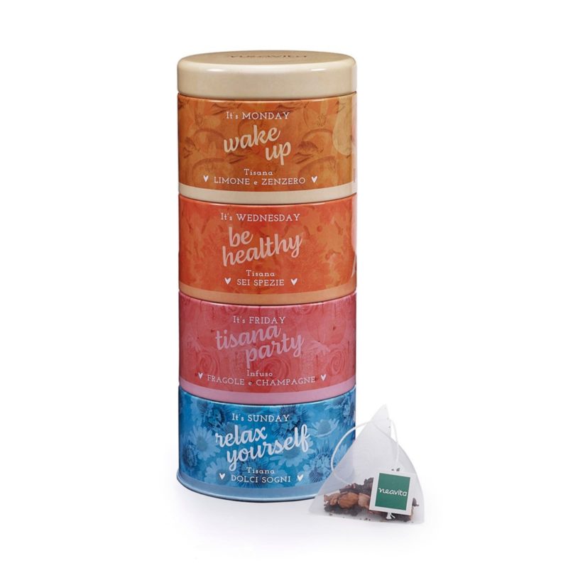 Neavita "Weekly Tea" Cofanetto Quadris Infusi Assortiti