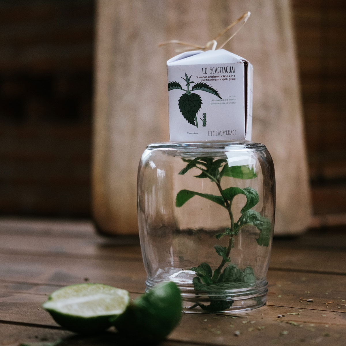 Ethical Grace Scacciaguai Shampoo e Balsamo Solido Purificante