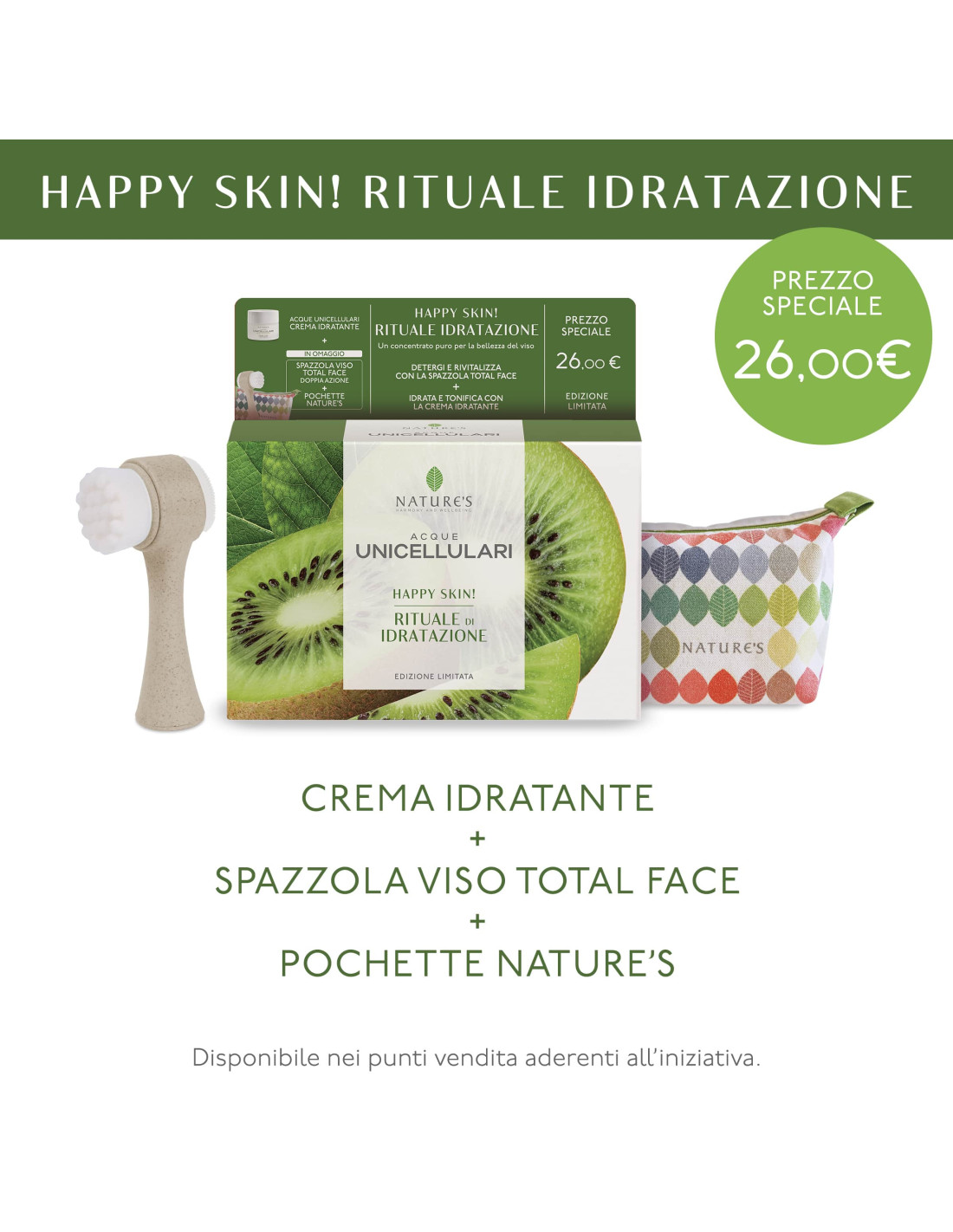 Nature's Acque Unicellulari Cofanetto Idratazione Viso Happy Skin!