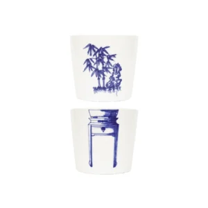Lilibo Set di Tazze Impilabili Bonsai in Bambù