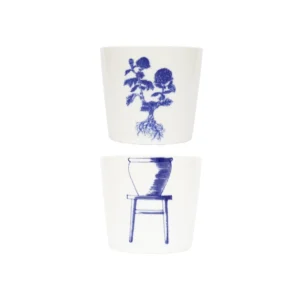 Lilibo Set di Tazze Impilabili Bonsai Crisantemo