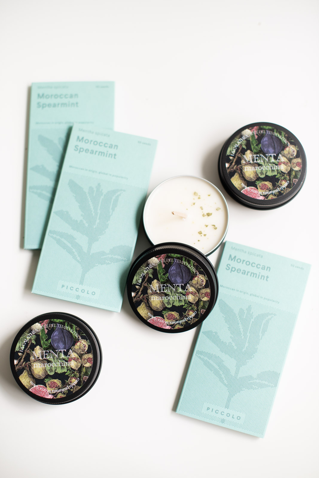 La Calathea Candele Orto Botanico Box Basilico & Menta