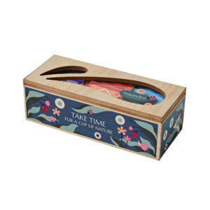 Neavita Natural Tea Box - Cofanetto in Legno Verde 15 Filtri