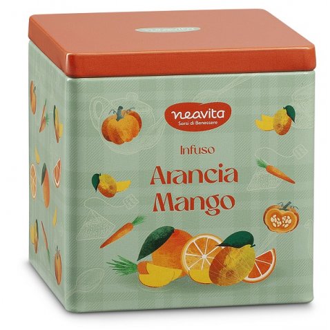 Neavita Happy Fruits Square Tin Verde