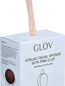 Glov Pink Clay Konjac Sponge