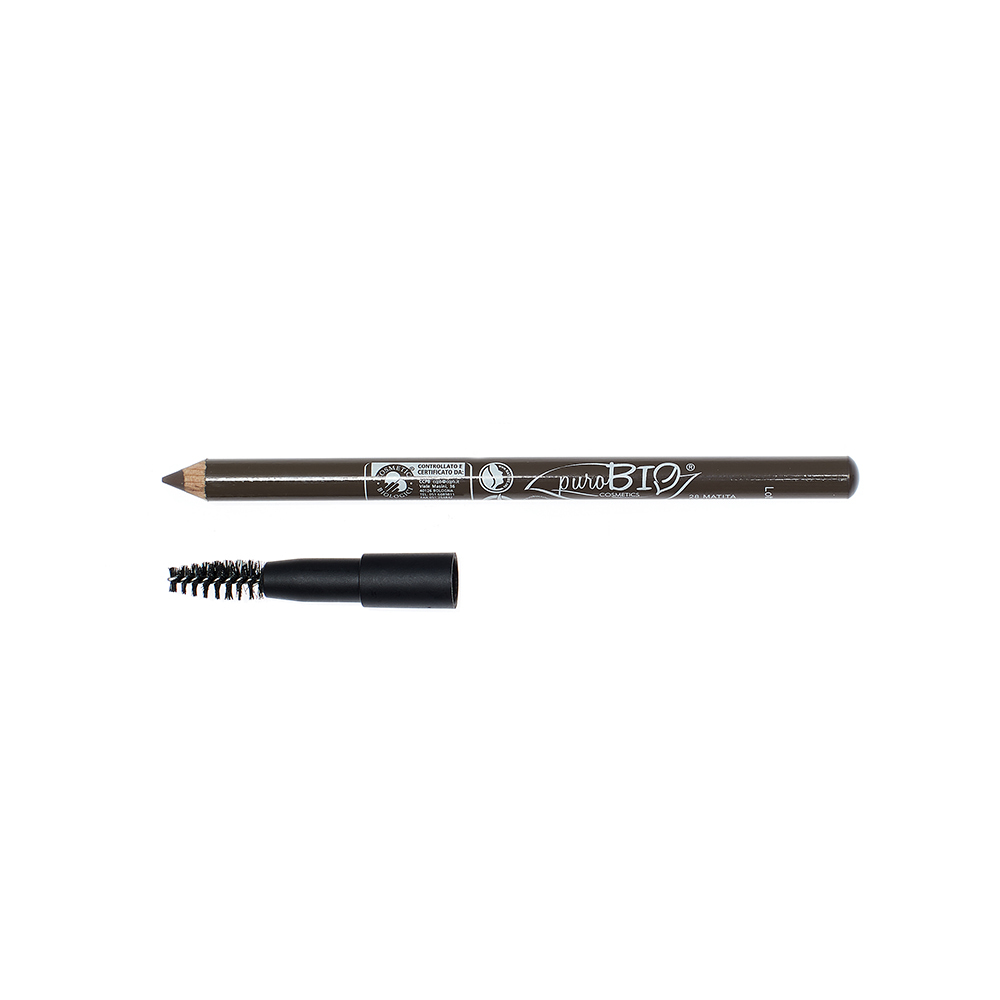 PuroBIO Cosmetics Matita Sopracciglia N.28 Tortora Scuro