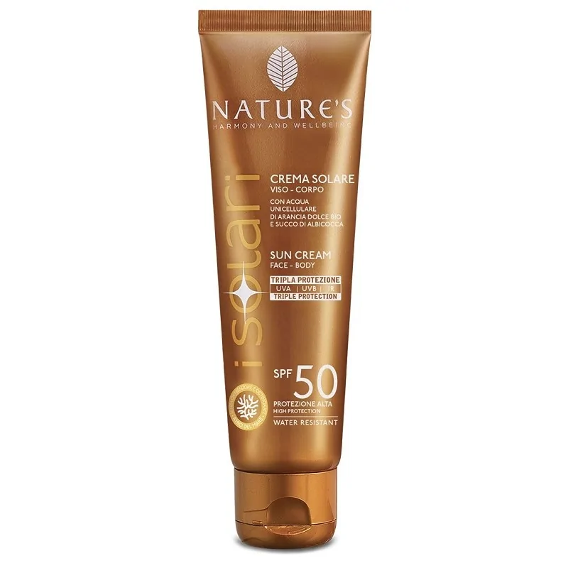 Nature's iSolari Crema Solare Viso e Corpo Spf 50 75 ml