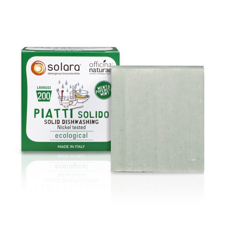 Officina Naturae Solara Sapone Solido Piatti Menta