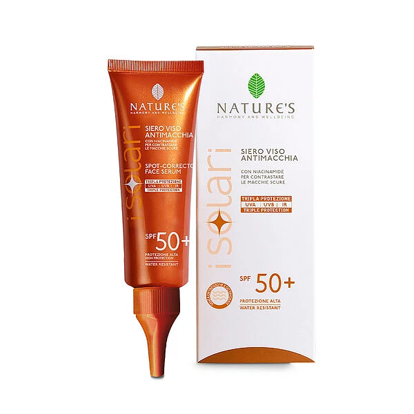 Nature's iSolari Siero Viso Antimacchia Spf 50+