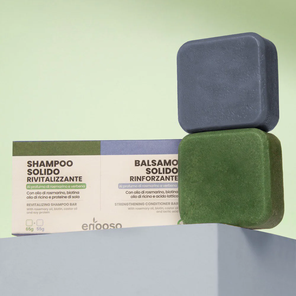Enooso Set Solido Caduta Capelli Rinforza e Protegge