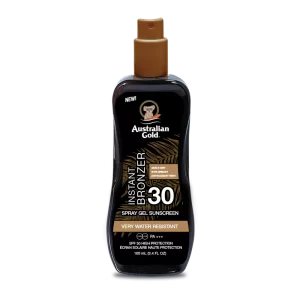 Australian Gold Spray Gel Whit Bronzer Spf 30 100 ml