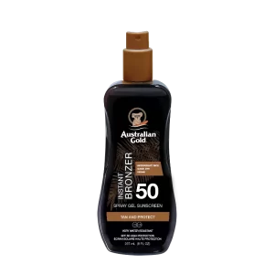 Australian Gold Spray Gel Whit Bronzer Spf 50
