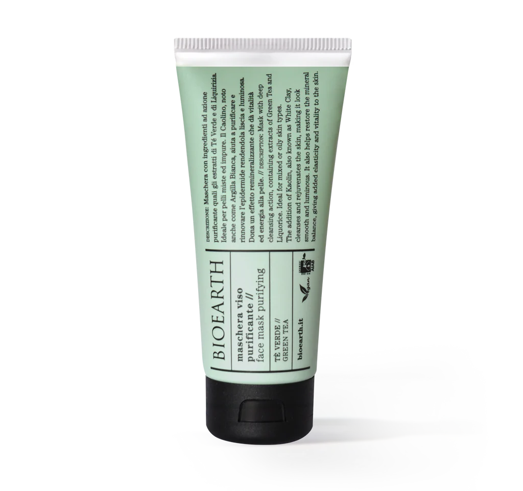 Bioearth Maschera Viso Purificante Te' Verde